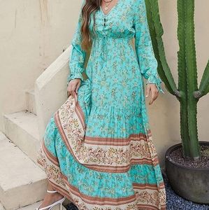 Maxi dress long sleeve